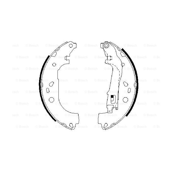 Гальмівні колодки Bosch 0 986 487 717 зображення 5