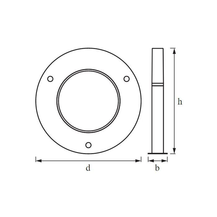 Світильник Osram ENDURA STYLE LANTERN FLARE 60CM 7w (470Lm) 3000K (4058075478053) зображення 6