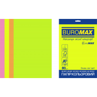 Фото - Папір Buromax   А4, 80g, NEON, 4colors, 200sh, EUROMAX  BM. (BM.27215200E-99)