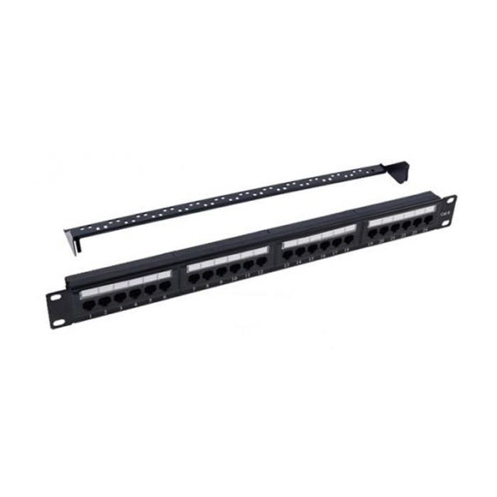 Патч-панель 19" 24xRJ-45 UTP Cat.6, 1U, with organizer Kingda (KD-PP07-UTP-C6-24P) > цены в Киеве и Украине Патч-панель 19" 24xRJ-45 UTP Cat.6, 1U, with organizer Kingda (KD-PP07-UTP-C6-24P)