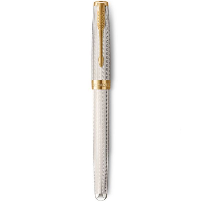 Ручка перьевая Parker SONNET 17 Silver Mistral GT  FP18 F (88 611) изображение 3