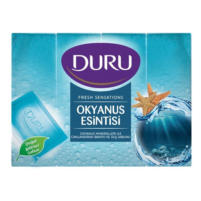 Твердое мыло Duru Fresh Sensations Океанский бриз 4 х 150 г (8690506494605)