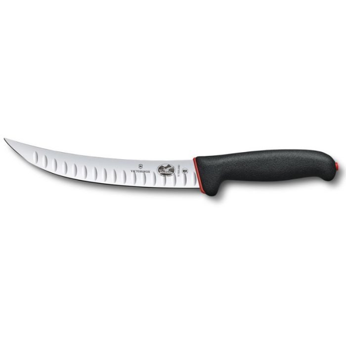 Кухонный нож Victorinox Fibrox Butcher 20 см Dual Grip Black (5.7223.20D)