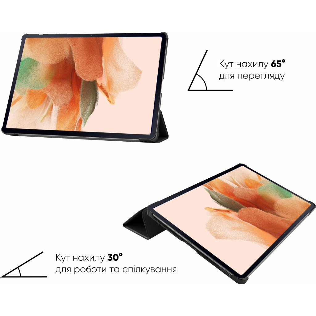 Чехол для планшета AirOn Premium Samsung Tab S7 FE (T730/T735) 12.4" 2021 + film (4822352781072) изображение 6