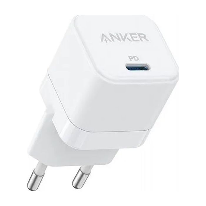 Зарядний пристрій Anker PowerPort III 20W Cube (White) (A2149G21)