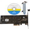 Плата расширения Frime 88SE9215 PCI-E-2хM.2 SATA3+2хSATA3 PCIe (ECF-PCIEtoSSD012.LP) изображение 3