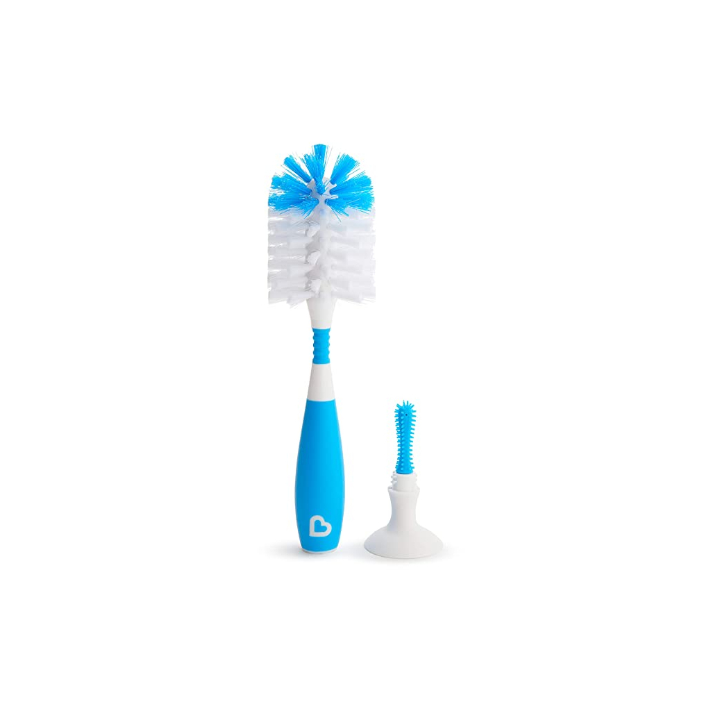 Щеточка для мытья бутылочек Munchkin Bristle Bottle Brush голубая (15769.01)