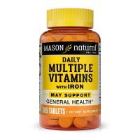 Мультивітамін Mason Natural Мультивітаміни із залізом на кожен день, Daily Multiple Vita (MAV00003)