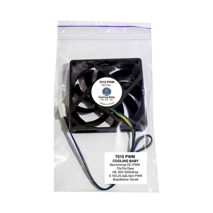 Кулер для корпуса Cooling Baby 7015 PWM изображение 3