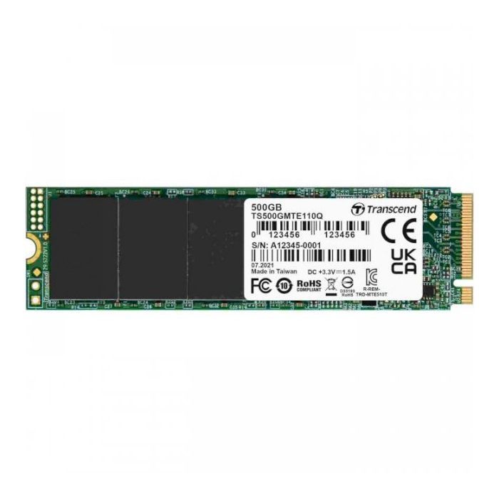 Накопитель SSD M.2 2280 500GB Transcend (TS500GMTE110Q)