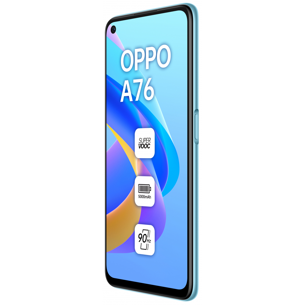 Мобильный телефон Oppo A76 4/128GB Glowing Blue (OFCPH2375_BLUE) изображение 5