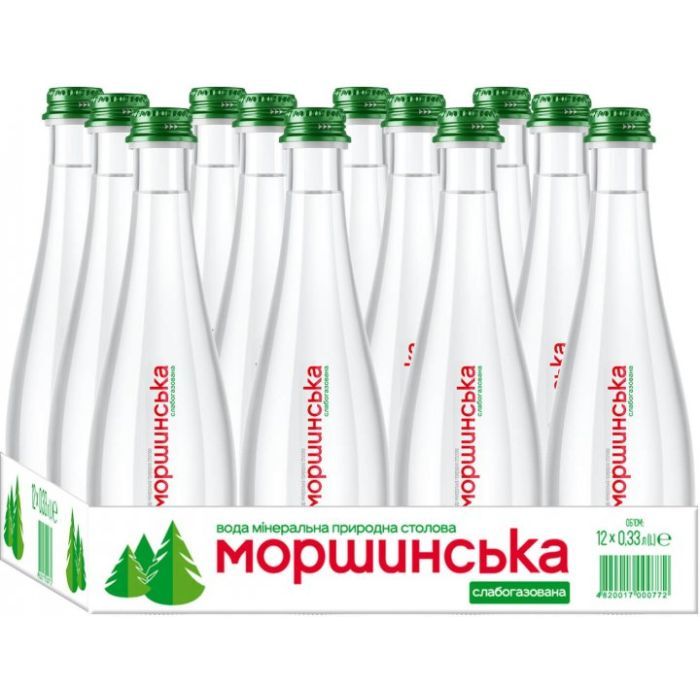 Мінеральна вода Моршинська Преміум 0.33 сл/газ скл. (4820017000598) зображення 2
