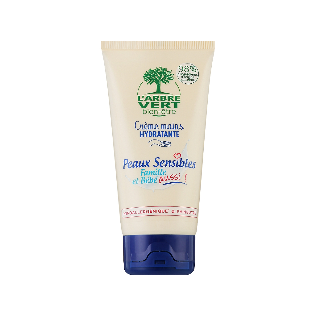 Крем для рук L'Arbre Vert Sensitive для чувств. кожи с экстр. сладкого миндаля 75 мл (3450601040672)