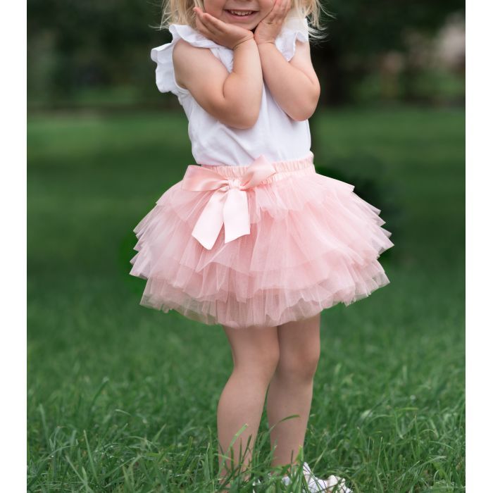 Спідниця дитяча Breeze фатінова багатошарова (14349-146G-peach) зображення 4