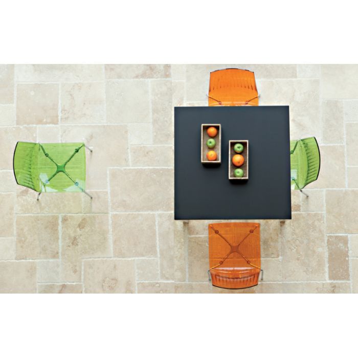 Кухонный стул PAPATYA x-treme-s, сиденье матовое желтое, ножки хромированные (2650) изображение 4
