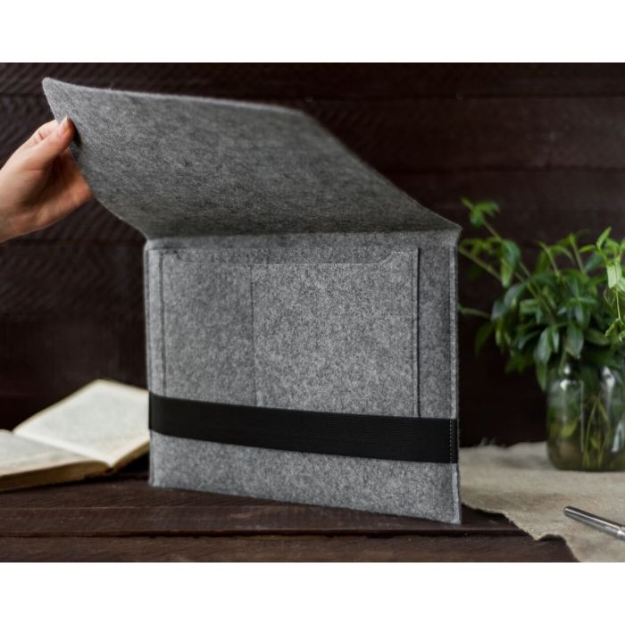 Чехол для ноутбука Gmakin 14 Macbook Pro, horizontal, Light Gray (GM15-14) изображение 11