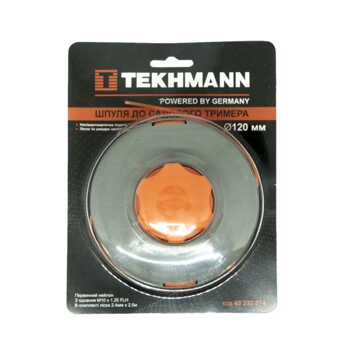 Косильная головка Tekhmann 120 мм нейлоновая EASY Load (40332274) изображение 2