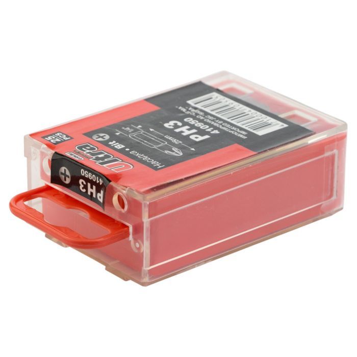 Набор бит Ultra PН3x25мм 1/4" 25шт S2 (4010302) изображение 2