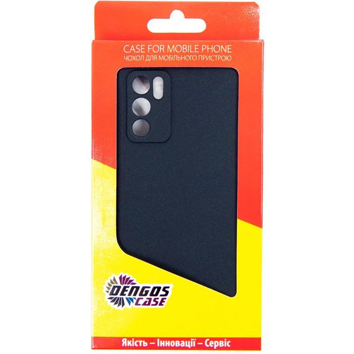 Чохол до мобільного телефона Dengos Carbon OPPO A54s (black) (DG-TPU-CRBN-154) зображення 4