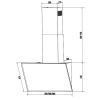 Витяжка кухонна Interline FIESTA WH A 60 TC/GL/A зображення 8