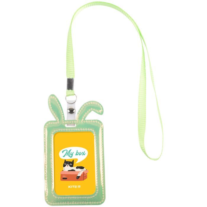 Бейдж Kite Bunny, с голографическим эффектом, зеленый (K22-449-03) > цены в Киеве и Украине Бейдж Kite Bunny, с голографическим эффектом, зеленый (K22-449-03)