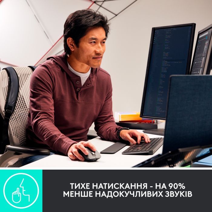 Мышка Logitech MX Master 3S for Business Performance Wireless/Bluetooth Graphite (910-006582) изображение 4
