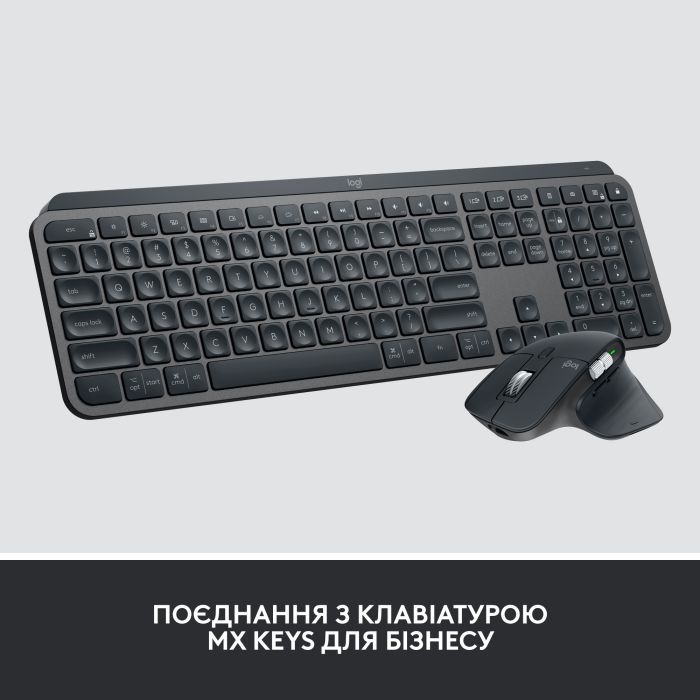 Мышка Logitech MX Master 3S for Business Performance Wireless/Bluetooth Graphite (910-006582) изображение 9