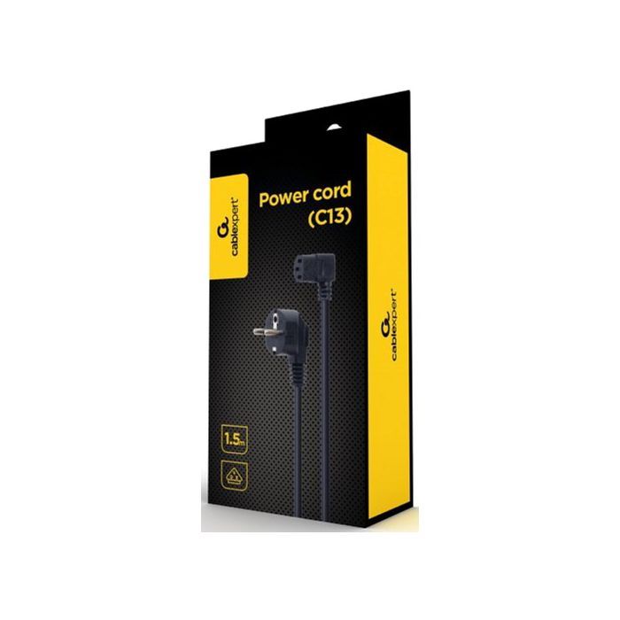 Кабель живлення С13 1.5m corner Cablexpert (PC-186A-VDE1B-1.5M) зображення 3
