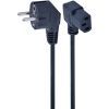Кабель живлення С13 1.5m corner Cablexpert (PC-186A-VDE1B-1.5M)