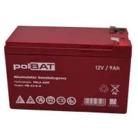 Батарея к ИБП polBAT AGM 12V-9Ah (PB-12-9-A) изображение 2