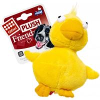 Игрушка для собак GiGwi Plush Утка с пищалкой 11 см (75020) изображение 2