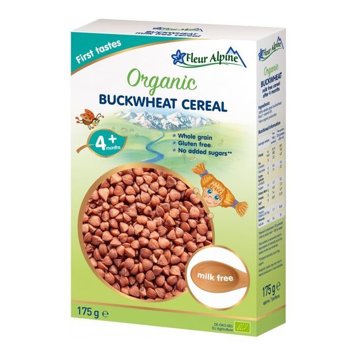 Дитяча каша Fleur Alpine Organic Buckwheat Гречана 175 г (4779050670117)