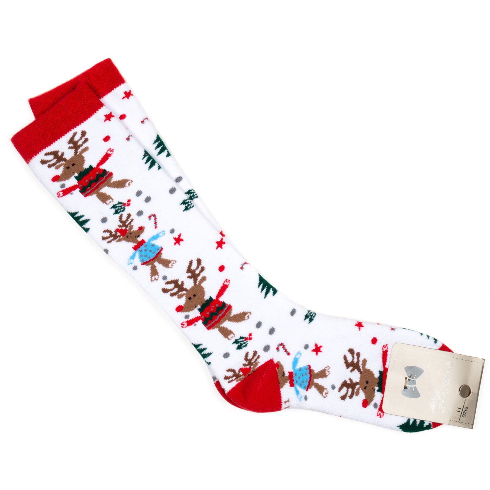 Шкарпетки дитячі BNM махрові новорічні (M1C0501-0035-1-white)