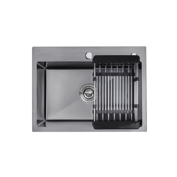 Мойка кухонная Kroner Schwarze-5843HM (CV022794) изображение 6