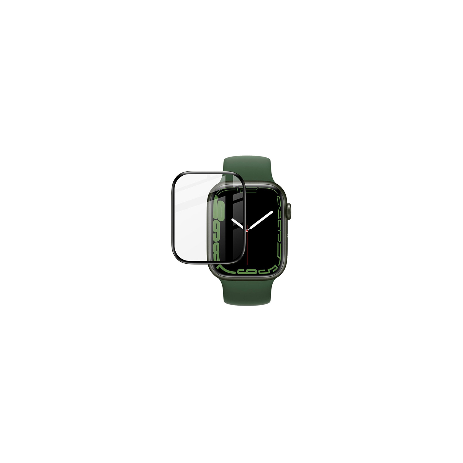 Скло захисне Drobak Apple Watch Ultra 49mm Black Frame A+ (323203)