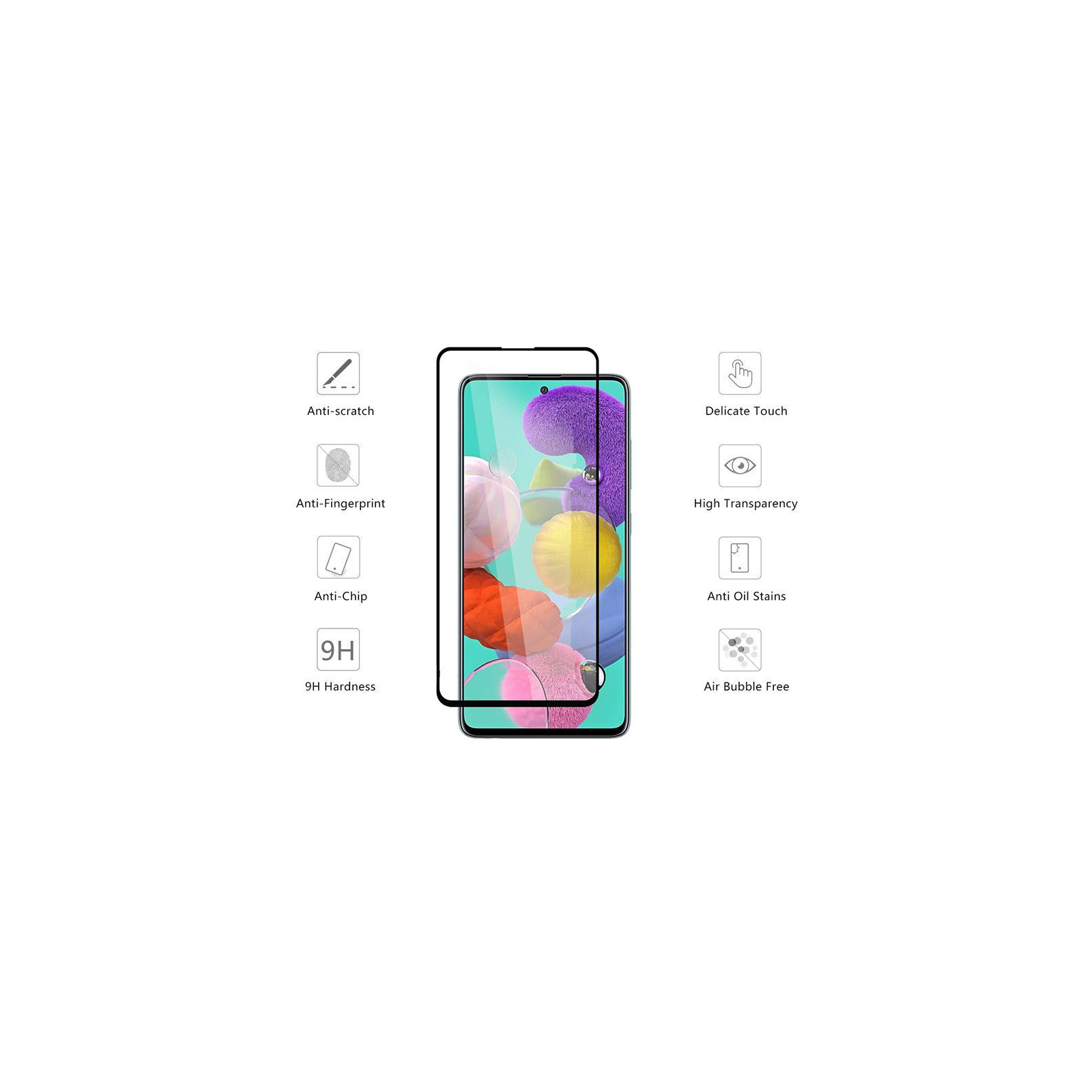 Стекло защитное Drobak Samsung Galaxy A52 5G (464665) изображение 3