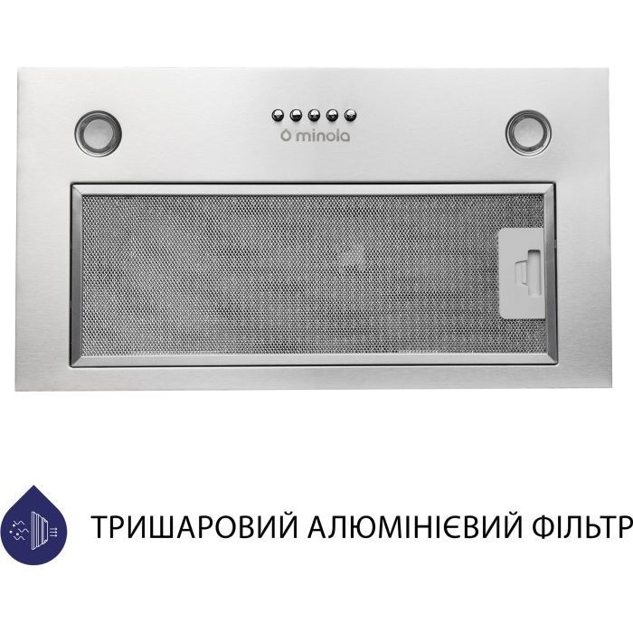Витяжка кухонна Minola HBI 5627 WH 1000 LED зображення 2