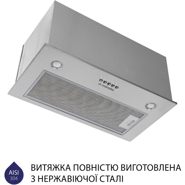 Витяжка кухонна Minola HBI 5627 WH 1000 LED зображення 4