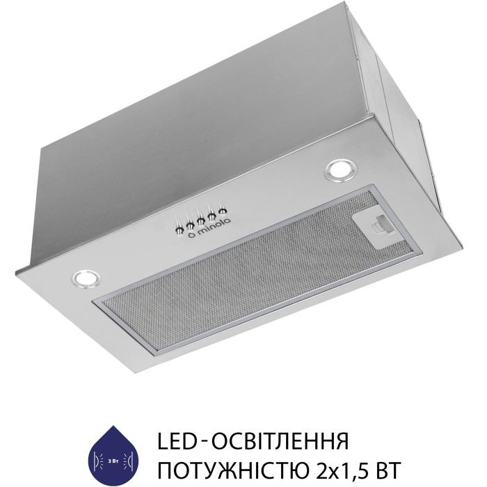 Витяжка кухонна Minola HBI 5627 WH 1000 LED зображення 5