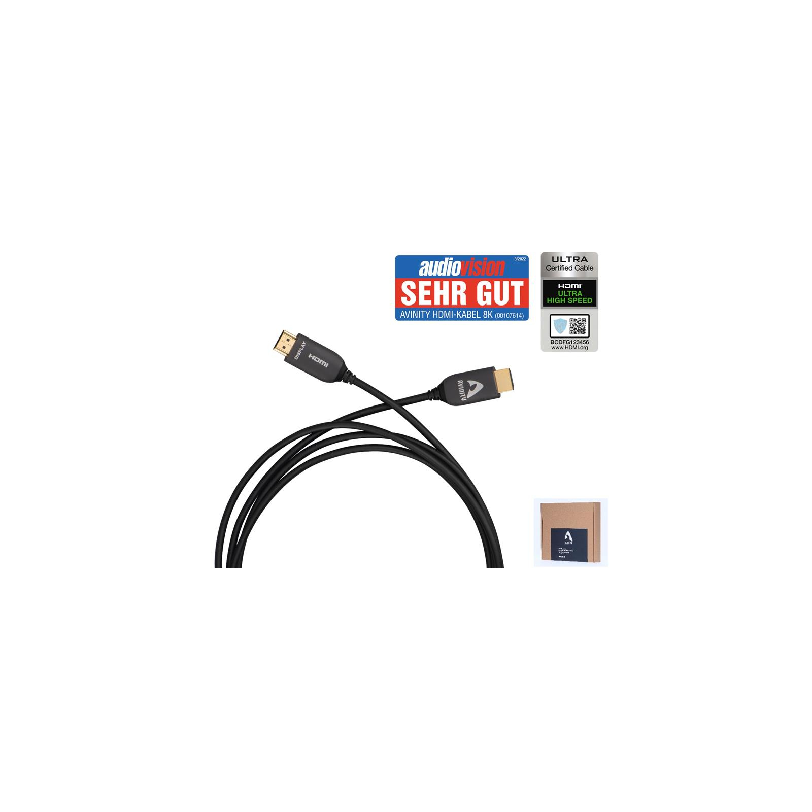 Кабель мультимедийный HDMI to HDMI 15.0m Optical 8K Black Hama (00107615) изображение 2