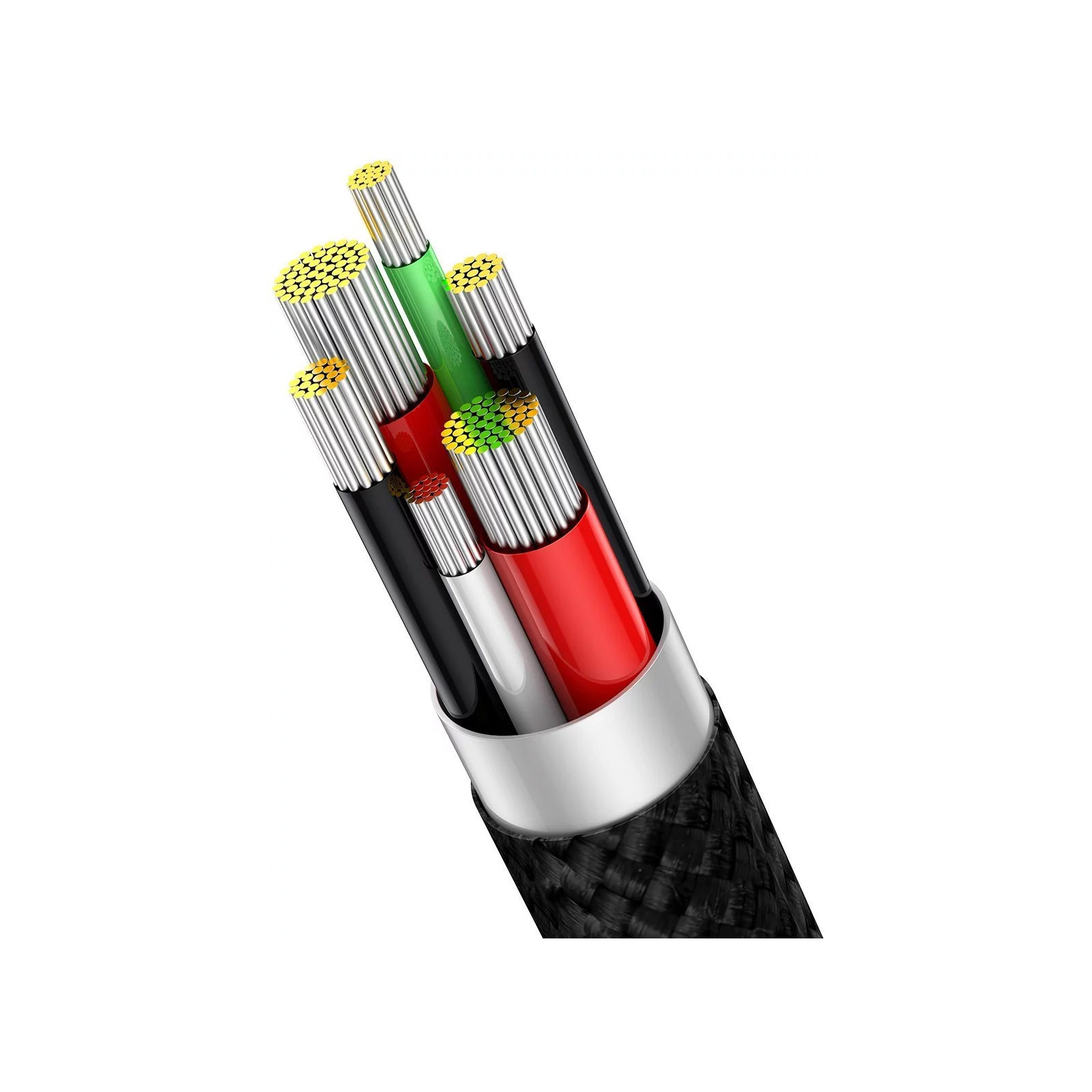 Дата кабель USB 3.1 AM to Type-C 1.0m CATCS 66W 90 Legend Series Elbow Black Baseus (CATCS-B01) изображение 11
