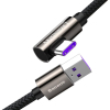 Дата кабель USB 3.1 AM to Type-C 1.0m CATCS 66W 90 Legend Series Elbow Black Baseus (CATCS-B01) изображение 2