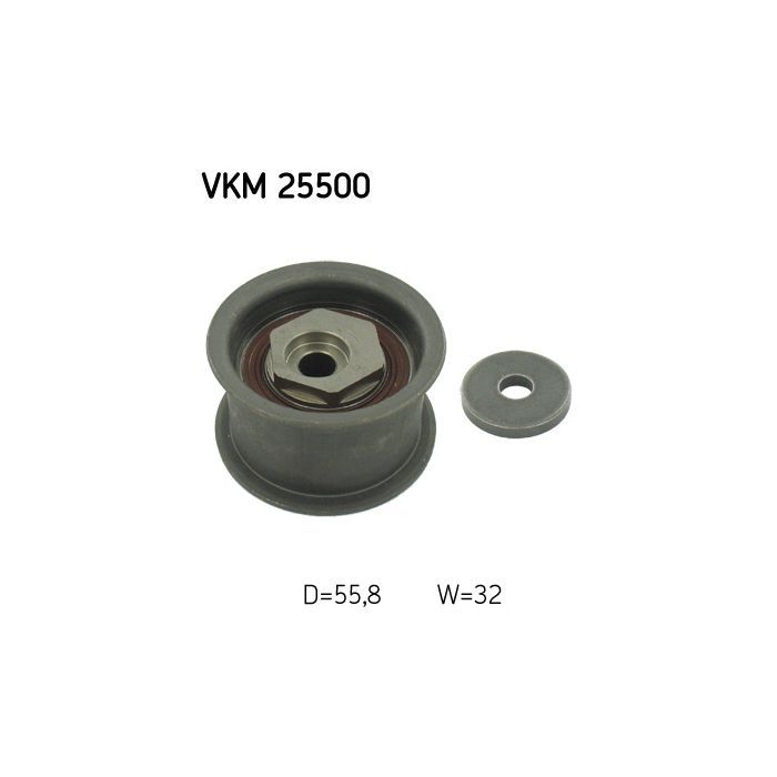 Ролик натяжителя ремня SKF VKM 25500