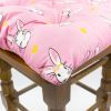 Подушка на стул MirSon Бязь 17-0528 Bunnies pink 40х40 см (2200006185574) изображение 4