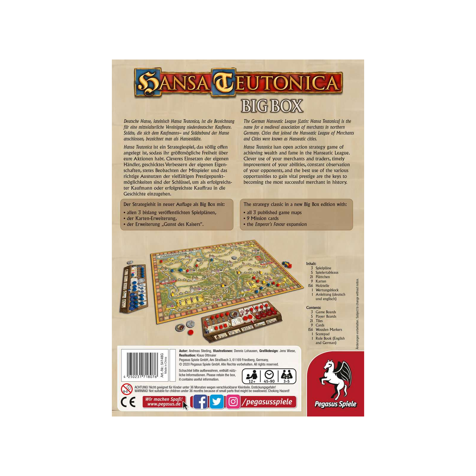 Настольная игра Pegasus Spiele Ганзейский союз: Полное издание (Hansa Teutonica Big Box) немецкий, английский (PS029) изображение 7