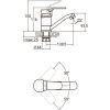 Смеситель AQUATICA MJ-1B135C изображение 5