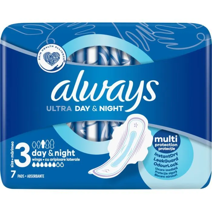 Гігієнічні прокладки Always Ultra Day&Night (Розмір 3) 7 шт. (4015400012306) зображення 2