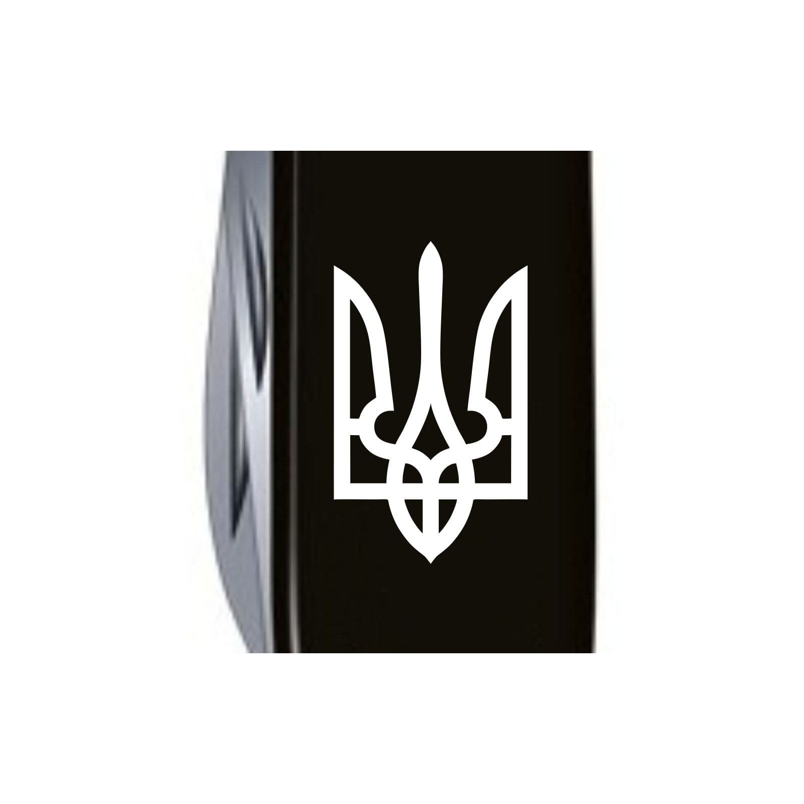 Ніж Victorinox Huntsman Ukraine Black "Герб України Зі Стрічкою" (1.3713.3_T1010u) зображення 4