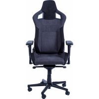 Крісло ігрове GT Racer X-8005 Dark Grey/Black Suede зображення 2