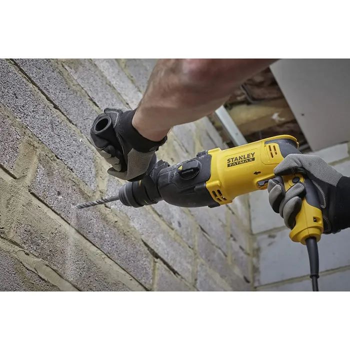 Перфоратор Stanley SDS-Plus, 800 Вт, 2.4 Дж, 3 режима, кейс (SFMEH210K) зображення 4
